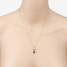 Load image into Gallery viewer, IGI Certified 2.50 Carat Genuine Brown Diamond Center and 0.31cttw White Diamond 18K Yellow Gold Pendant (2.81cttw)