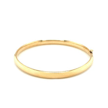 Load image into Gallery viewer, 14k Yellow Gold Dome Design Polished Children's Bangle