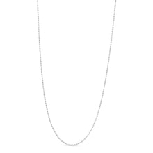 Load image into Gallery viewer, .925 Sterling Silver 0.7mm Slim and Dainty Unisex 18" Inch Ball Bead Chain Necklace