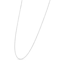 Load image into Gallery viewer, .925 Sterling Silver 0.7mm Slim and Dainty Unisex 18" Inch Ball Bead Chain Necklace