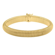 Load image into Gallery viewer, 14k Yellow Gold Tubogas Bracelet (9.00 mm)