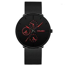 Load image into Gallery viewer, Relogio Masculino Unisex Woman and Men Quartz Watch In Casual Slim Mesh Style Designer Sport Watch