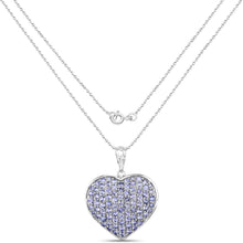 Load image into Gallery viewer, 4.86 Carat Genuine Tanzanite .925 Sterling Silver Pendant