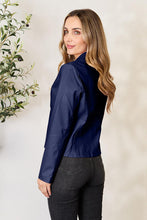 Load image into Gallery viewer, Women Classic Neck Zip-Up Jacket For Everyday Wear Elegant Girls Jacket
