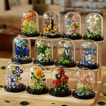 Load image into Gallery viewer, DIY Flower Building Blocks Set - Romantic Proposal Decor, Desktop Ornament & Puzzle Toy, Perfect Birthday Gift Ramadan Mubarak