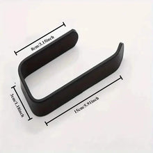 Load image into Gallery viewer, 2-Pack: No-Drill Self-Adhesive Toilet Paper Holder β Black & White