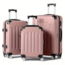 Load image into Gallery viewer, 3-Piece Hard Shell Luggage Set with TSA Lock – 20/24/28 Inch 360° Spinner Wheels