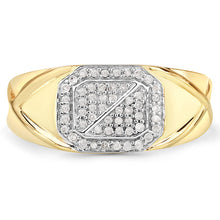 Load image into Gallery viewer, 0.24 Carat Genuine White Diamond .925 Sterling Silver Ring