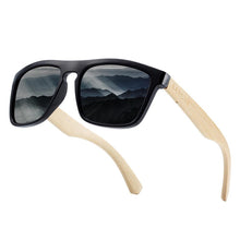 Load image into Gallery viewer, Polarized Bamboo Elegant Wood Sunglasses for Men and Women in Famous Retro Classic Style Design With UV400 Protection