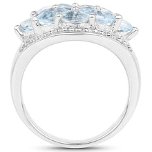 Load image into Gallery viewer, 2.50 Carat Genuine Blue Topaz .925 Sterling Silver Ring