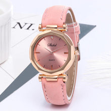 Load image into Gallery viewer, Women Watch Rhinestone Fashion Exquisite Women Leather Casual Watch Luxury Analog Quartz Crystal Wristwatch Bracelet Watch For Women and Girls