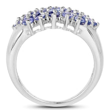 Load image into Gallery viewer, 2.03 Carat Genuine Tanzanite .925 Sterling Silver Ring