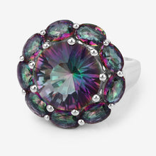 Load image into Gallery viewer, 11.45 Carat Genuine Rainbow Quartz .925 Sterling Silver Ring