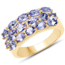 Load image into Gallery viewer, 2.72 Carat Genuine Tanzanite .925 Sterling Silver Ring
