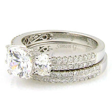 Load image into Gallery viewer, 1.05ct Engagement Ring Set 18KT White Gold