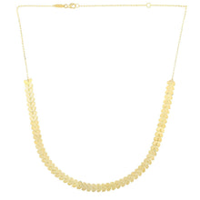 Load image into Gallery viewer, 14k Yellow Gold Polished Heart Link Chain Necklace