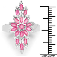 Load image into Gallery viewer, 2.04 Carat Genuine Ruby .925 Sterling Silver Ring