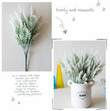 Load image into Gallery viewer, 1 Bundle Artificial Lavender Fake Flowers Wedding Bouquet Home Kitchen Office Table Centerpieces Arrangements Decor
