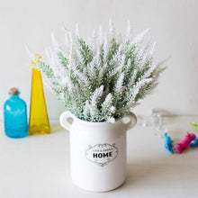 Load image into Gallery viewer, 1 Bundle Artificial Lavender Fake Flowers Wedding Bouquet Home Kitchen Office Table Centerpieces Arrangements Decor