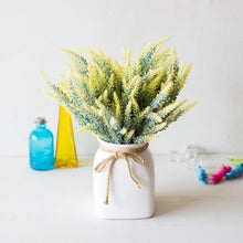 Load image into Gallery viewer, 1 Bundle Artificial Lavender Fake Flowers Wedding Bouquet Home Kitchen Office Table Centerpieces Arrangements Decor