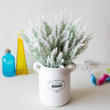 Load image into Gallery viewer, 1 Bundle Artificial Lavender Fake Flowers Wedding Bouquet Home Kitchen Office Table Centerpieces Arrangements Decor