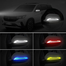 Load image into Gallery viewer, 1 Pair Car Rearview Mirror Reflective Sticker Car-styling Safety Warning Reflective Sticker Car Rearview Mirror Decorative Strip Reflective Car Stickers Set Rearview Mirror Reflective Warning Stickers Car Side Reflective Stickers