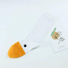 Load image into Gallery viewer, 1 Pair New Fashion Funny Crazy Goose Head Sport Cotton Sock 3D Creative Happy Animal Casual Socks Unisex Halloween Socks Costume Funny Socks For Men And Women