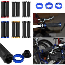 Load image into Gallery viewer, 1 pair Road Cycling Handlebar Grips Anti-Skid Rubber Bicycle Grips Mountain Bike Lock On Bicycle Handlebars End Grips Handle Grip With Aluminum Lock Bike Grip For Scooter Cruiser Tricycle Wheel Chair Mountain Road Urban Foldable Bike