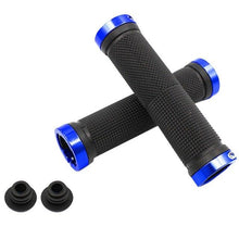 Load image into Gallery viewer, 1 pair Road Cycling Handlebar Grips Anti-Skid Rubber Bicycle Grips Mountain Bike Lock On Bicycle Handlebars End Grips Handle Grip With Aluminum Lock Bike Grip For Scooter Cruiser Tricycle Wheel Chair Mountain Road Urban Foldable Bike