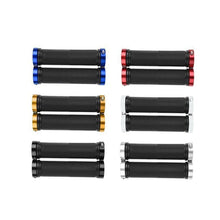 Load image into Gallery viewer, 1 pair Road Cycling Handlebar Grips Anti-Skid Rubber Bicycle Grips Mountain Bike Lock On Bicycle Handlebars End Grips Handle Grip With Aluminum Lock Bike Grip For Scooter Cruiser Tricycle Wheel Chair Mountain Road Urban Foldable Bike