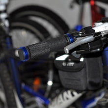 Load image into Gallery viewer, 1 pair Road Cycling Handlebar Grips Anti-Skid Rubber Bicycle Grips Mountain Bike Lock On Bicycle Handlebars End Grips Handle Grip With Aluminum Lock Bike Grip For Scooter Cruiser Tricycle Wheel Chair Mountain Road Urban Foldable Bike