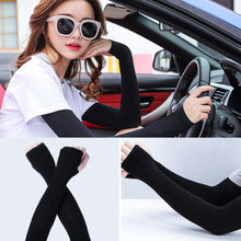 Load image into Gallery viewer, 1 Pairs Arm Sleeves Warmers Sports Sleeve Sun UV Protection Hand Cover Cooling Warmer Running Fishing Cycling Sunscreen Sun Protection Arm Sleeves For Men Women Arm Cover For Cycling Outdoor Sports