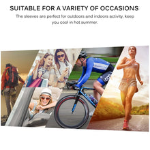Load image into Gallery viewer, 1 Pairs Arm Sleeves Warmers Sports Sleeve Sun UV Protection Hand Cover Cooling Warmer Running Fishing Cycling Sunscreen Sun Protection Arm Sleeves For Men Women Arm Cover For Cycling Outdoor Sports
