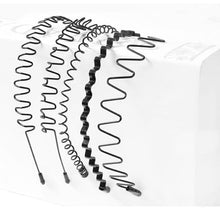 Load image into Gallery viewer, 1 pc Fashion Wave Men's Women Unisex Black Wavy Hair Head Hoop Band Sport Headband Hairband Gorgeous Hair Accessories For Men And Women