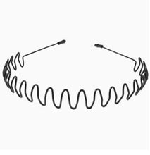 Load image into Gallery viewer, 1 pc Fashion Wave Men's Women Unisex Black Wavy Hair Head Hoop Band Sport Headband Hairband Gorgeous Hair Accessories For Men And Women