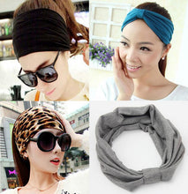 Load image into Gallery viewer, 1 PCS Bohemia Wide Cotton Stretch Women Headbands Headpiece Turban Headwear Bandage Hair Bands Bandana Fascinator Gorgeous Hair Accessories For Women