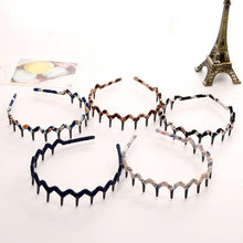 Load image into Gallery viewer, 1 pcs Fashion Women Unisex Spring Wavy Hair Band Unisex Hairband for Men Women Sport Hair Hoop Non-slip Headwear Hair Accessories for Men And Women