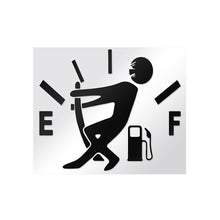 Load image into Gallery viewer, 1 Pcs Funny Car Sticker Pull Fuel Tank Pointer To Full Hellaflush Reflective Vinyl Car Sticker Decal Funny High Gas Car Stickers, Reflective Gas Consumption Decal Heat & Water Resistant Fuel Gage Empty Stickers for Car Trucks Motorcycle SUV Van
