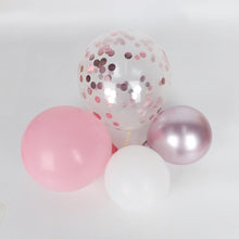 Load image into Gallery viewer, 1 Set Pink Purple Chrome Rose Gold Balloon Garland With Butterfly Stickers Arch Kit For Birthday Wedding Party Decorations