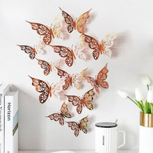Load image into Gallery viewer, 1 Set Pink Purple Chrome Rose Gold Balloon Garland With Butterfly Stickers Arch Kit For Birthday Wedding Party Decorations