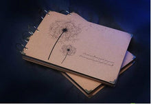 Load image into Gallery viewer, 10 Inch DIY Album Dandelion Series DIY Handmade Photo Albums for Lover Baby Wedding Stickers Scrapbooking Family Scrapbook Albums Family Anniversary Gift For Couple