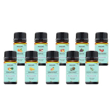 Load image into Gallery viewer, 10-Pack: Fruity Fragrance Premium Aromatherapy Diffuser Oils Set For Candle & Soap Making