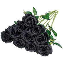 Load image into Gallery viewer, 10-Pack: Nubry Artificial Silk Rose Flower Bouquet