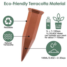 Load image into Gallery viewer, 10-Pack: Spikes Teracotta Plant Watering Device