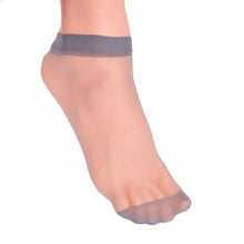 Load image into Gallery viewer, 10 Pairs Women's Ankle Socks Ultra-thin Elastic Silky Short Silk Beautiful Girls Socks For Women