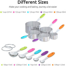 Load image into Gallery viewer, 10-Piece: Measuring Cups and Spoons Set
