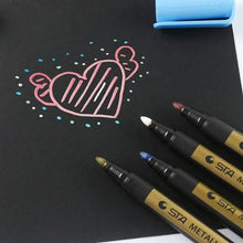 Load image into Gallery viewer, 10-Piece: Metallic Paint Marker Pen Permanent