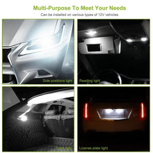 Load image into Gallery viewer, 10-Piece: Xenon White Wedge Base LED Bulbs