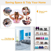 Load image into Gallery viewer, 10-Tier Shoe Rack Shelves 27 Pairs Shoes Organizer