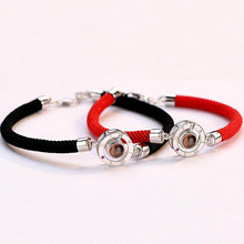 Load image into Gallery viewer, 100 Languages I Love You Couple Bracelets Braided Rope Bracelet Bangle Bracelet Languages Couple Bracelets For Boyfriend And Girlfriend Matching Love Bracelets For Couples I love You Gifts For Him And Her